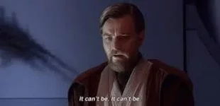 Star Wars Obi Wan Kenobi GIF - StarWars ObiWanKenobi ItCantBe - Discover &  Share GIFs