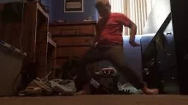 The REAL Fortnite Boogie Down Winner: Orange Shirt Kid (Original) - YouTube