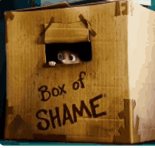 Box Of Shame GIF - BoxOfShame - Discover & Share GIFs